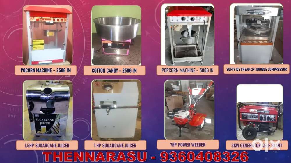 Popcorn and cotton Candy Machine for sale