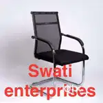 New black mesh visitor office chair office furniture library chair