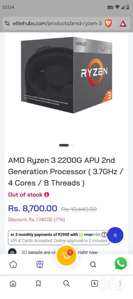 Ryzen 3 and Mother board combo