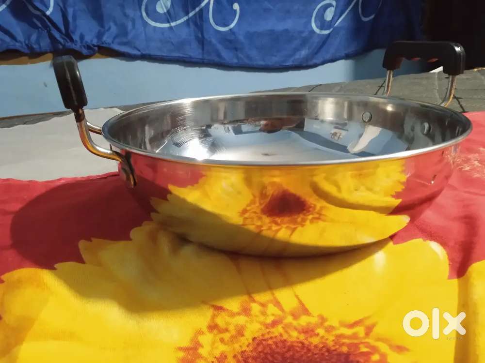 Steel kadai not used item