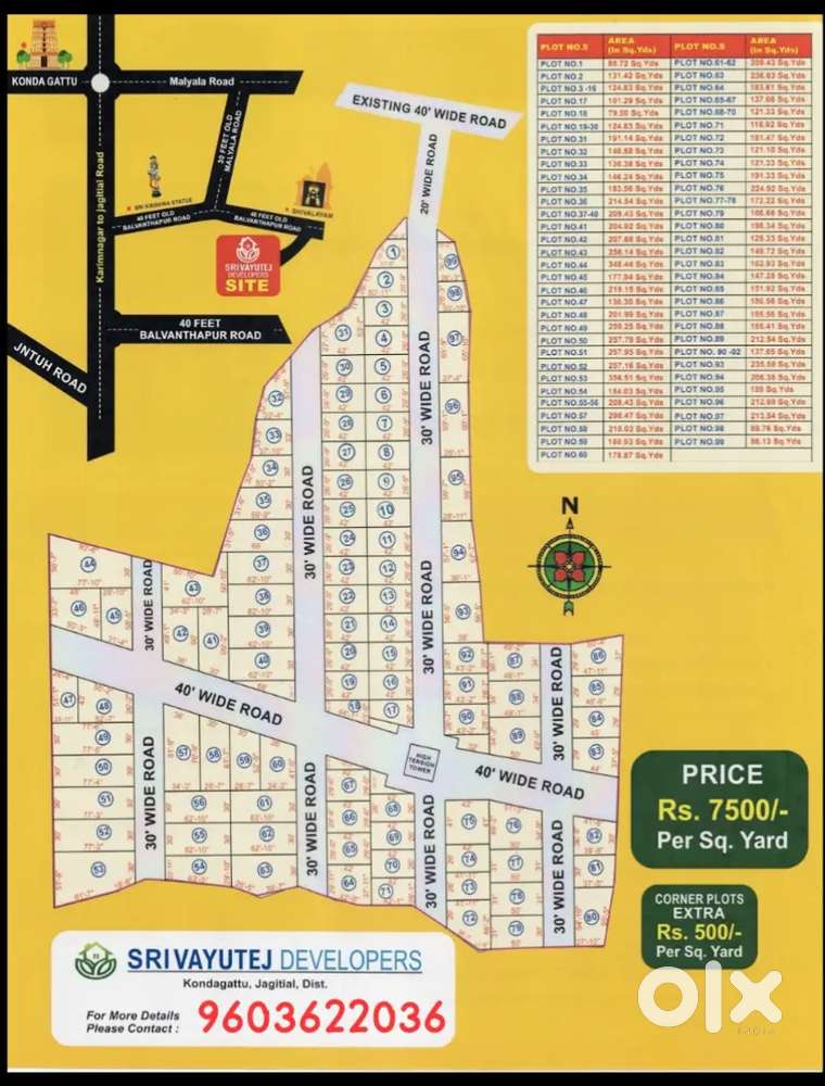 5,00,000/- one plot only