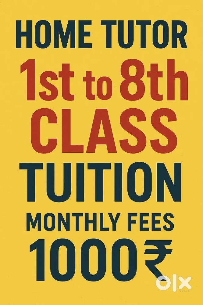 Home tutor and teacher