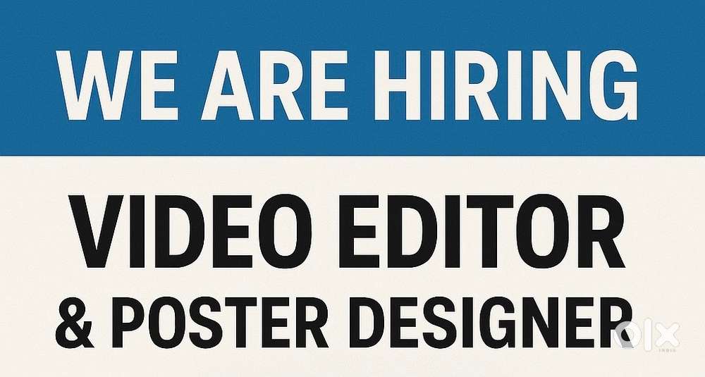 Need part time or full time video editor