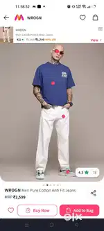 Wrong men cotton jeans (28 size)