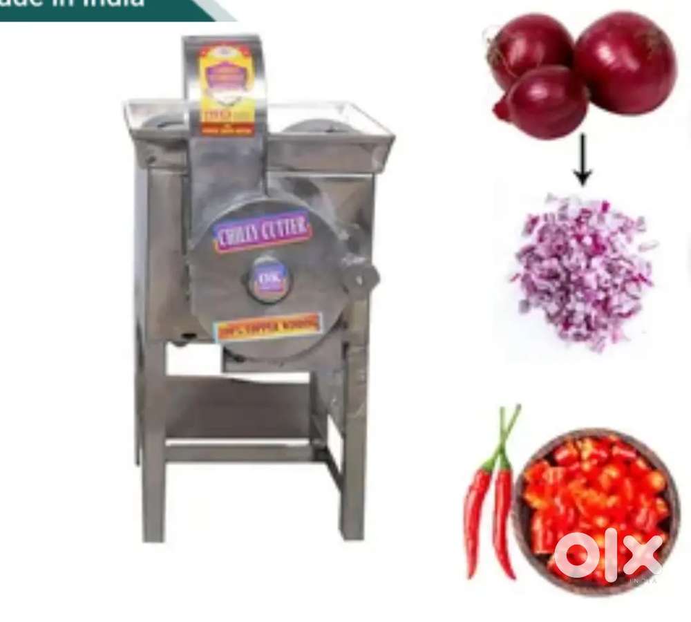 Onion cutting meachine