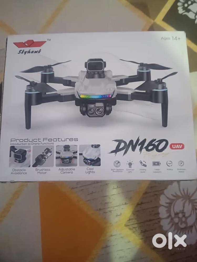 DN160 HD Camera Drone display in the remote high range and full speed