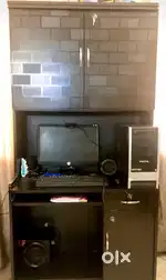 Computer/Study/laptop Table with storage in wooden