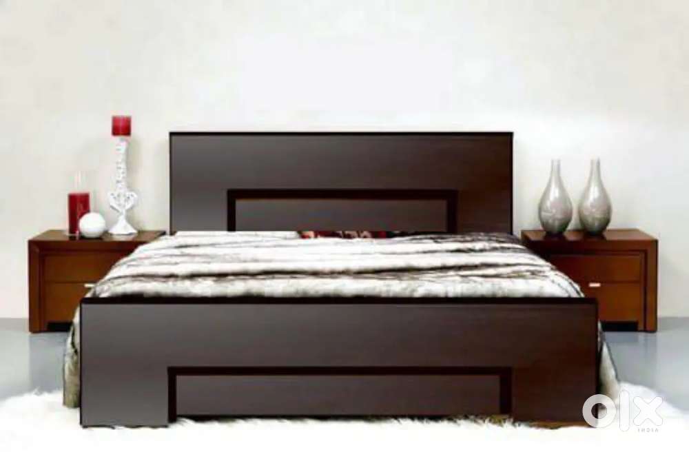 Brand new wooden cot (queen size)