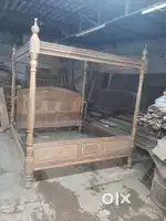 Poster King size pure burma teak wood