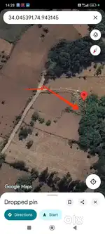 Sale of land 16.5 Marle flood free land  in Khonmoh 2.55 per/ mar  lac