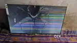 43 inch qled google tv display broken
