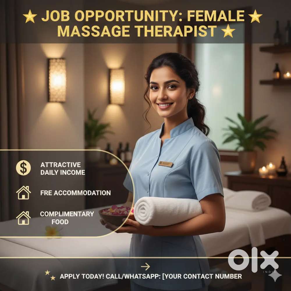 Female Massage Therapist - Excellent Daily Income