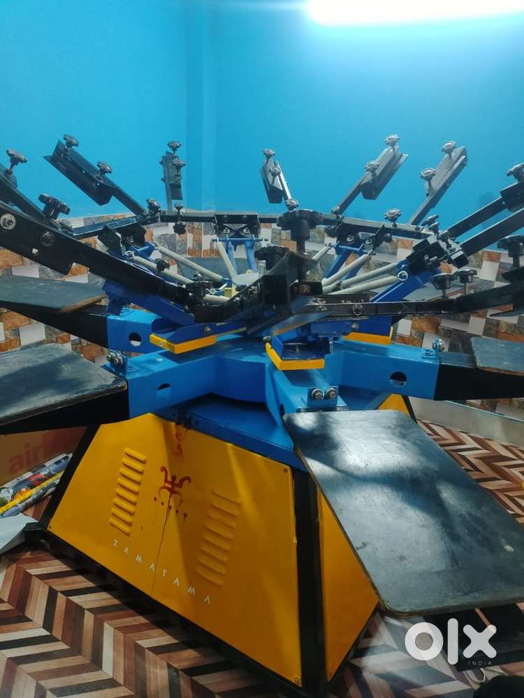 6-station Multicolor Screen Printing Machine