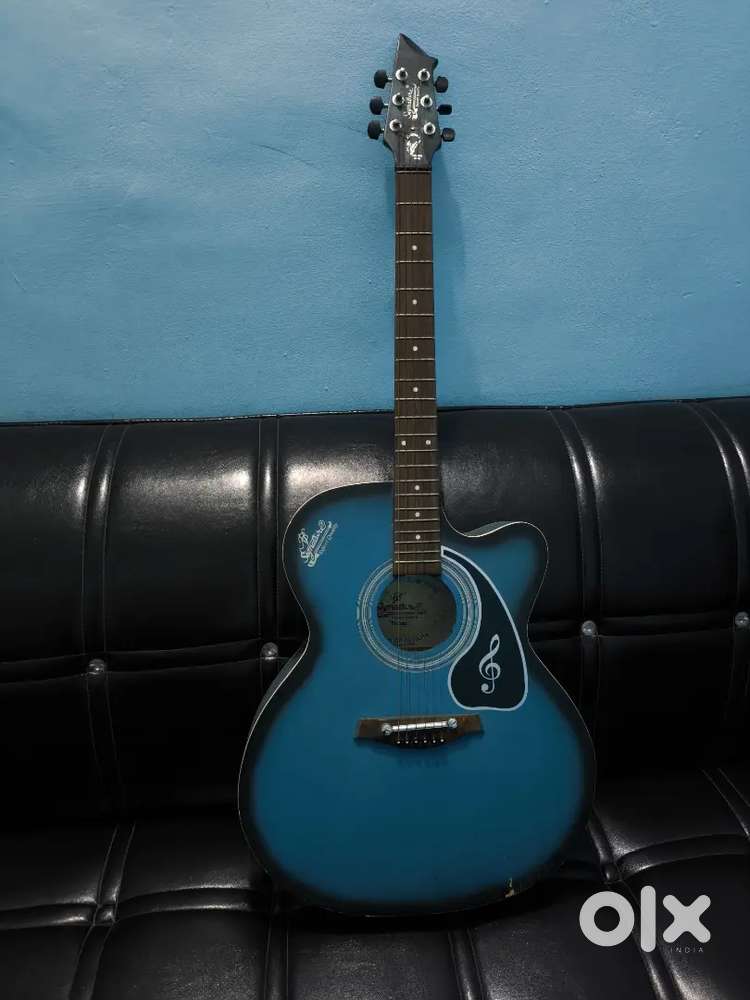 Blue Acoustic Signature Guitar in Excellent Condition