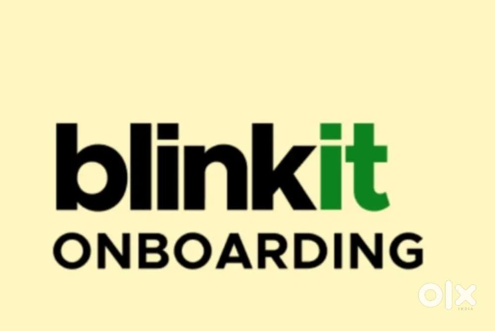 Urgent hiring for blinkit delivery boy