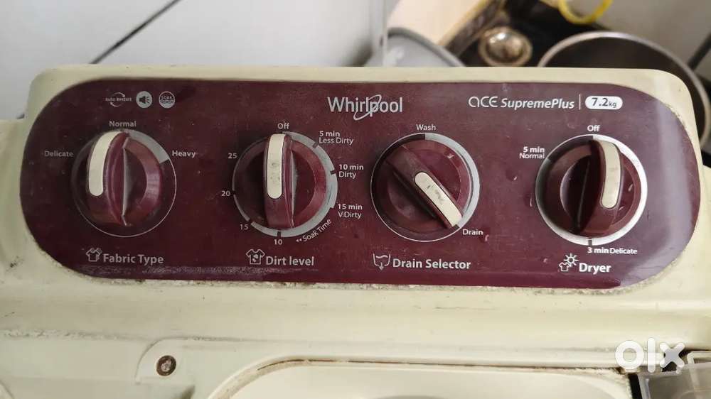 Whirlpool 7.2 kg washing machine
