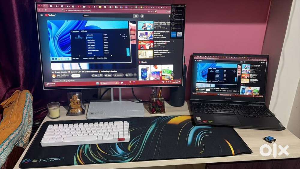 Lenovo L27i-4A, 27 inch (68.5cm), IPS, FHD 1920x1080, 100Hz, Cloud Gre