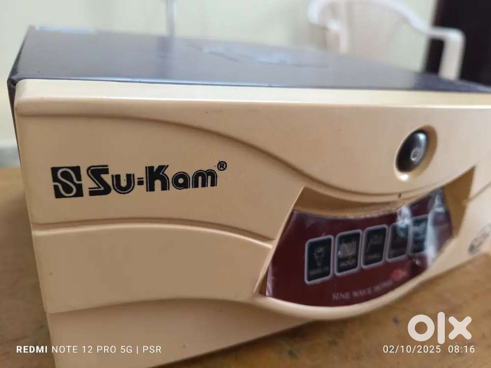 Sukam 850va pure sine wave inverter