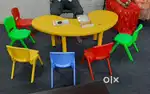 Preschool furniture Colorful Kids' Furniture Set – Chair, Banana table