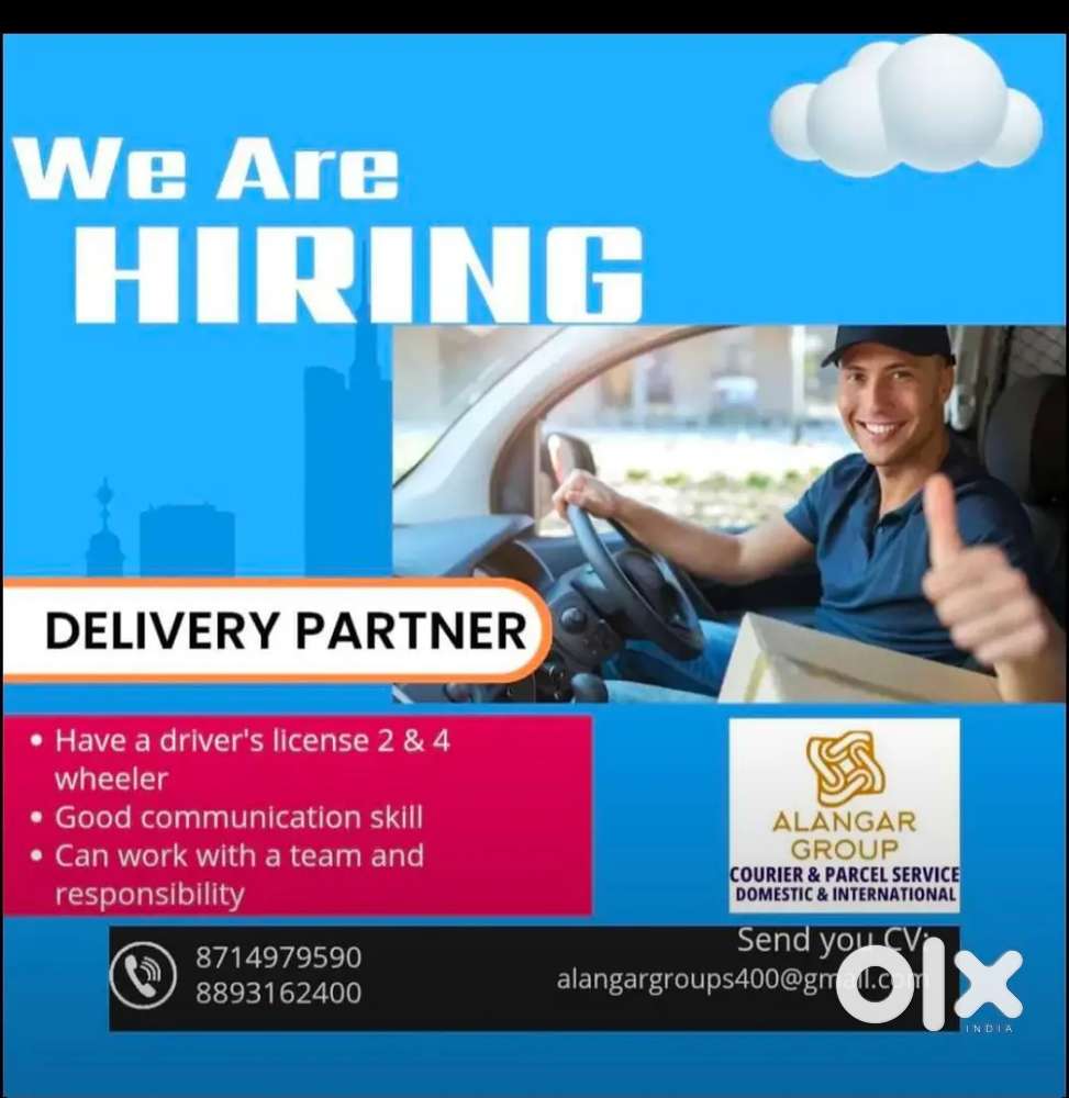 Delivery partner and office staff with good communication skills