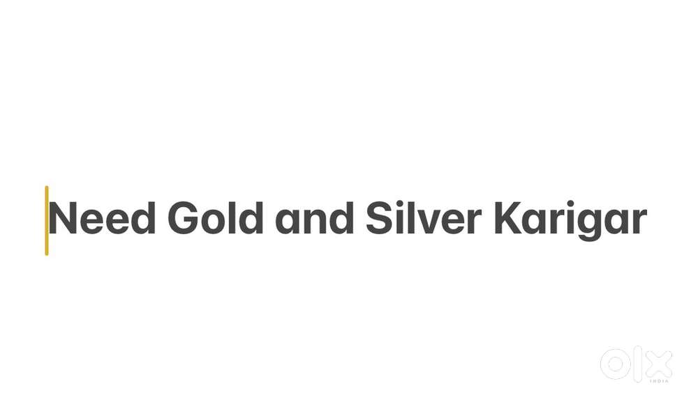 Gold and Silver Karigar