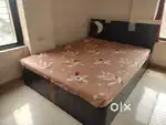 Queen Size Bed with featuring spacious box storage