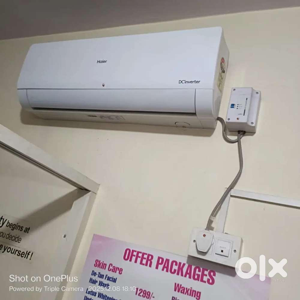 1.5 Ton Haier spilt Air Conditioner with DC converter.