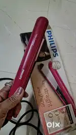 Phillips hair straightener with facial massager free
