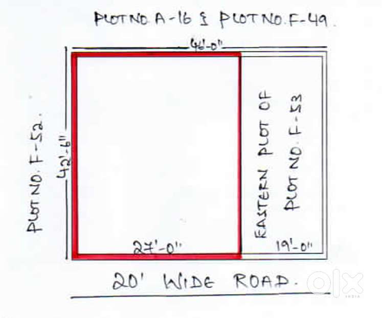 127 Sq.Yrds Open Plot For Sale in Tolichowki, Near Hi-Tech City