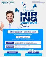 Office assistant + collection agent