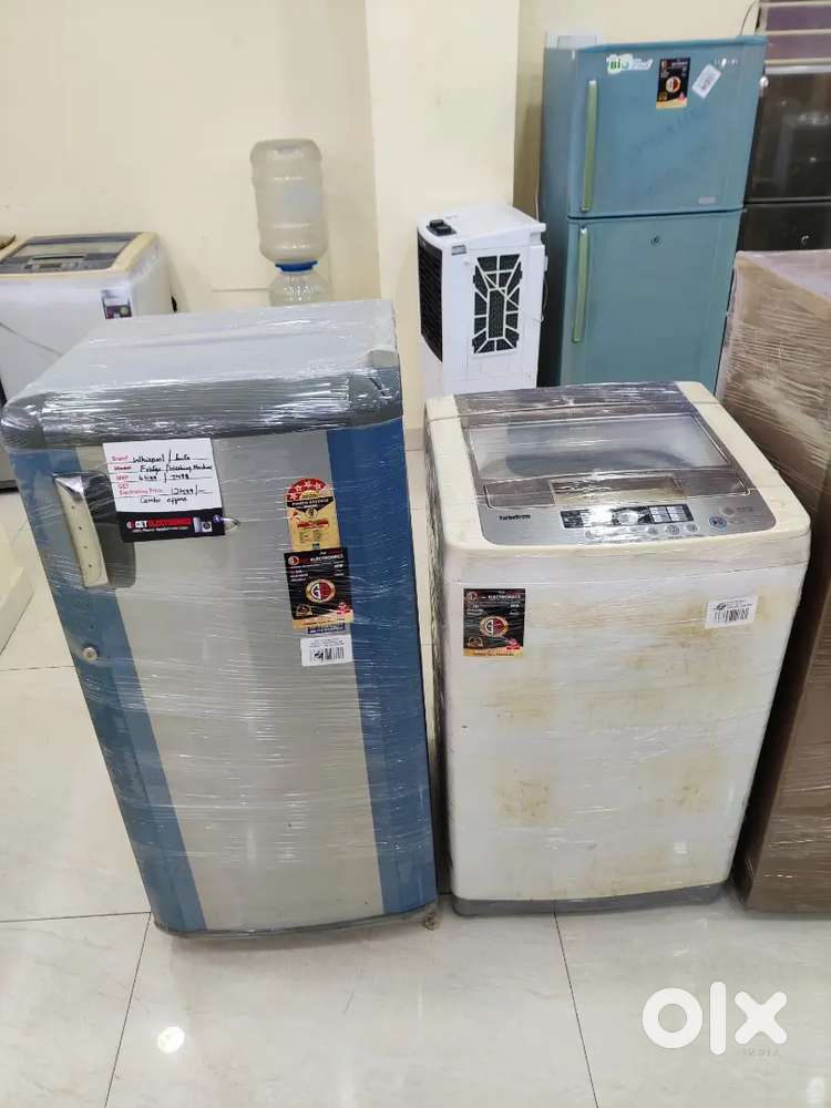 Id.57£Whirpool fridge and lg washing machine Combo offer free service