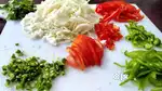Vegetables cutting and cleaning
