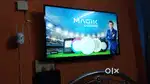 lg 43 smart led tv 4k. hi fi musick cistam