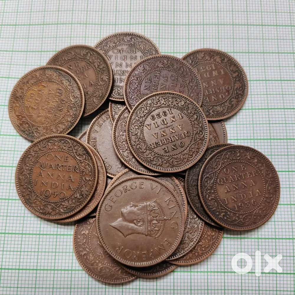 Old British India coin collection