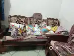 5 seater Sofa set wooden