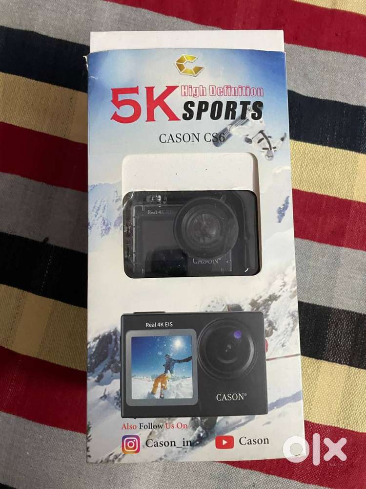 New & seal packed Cason CS6 5K action mera for blogging under warranty