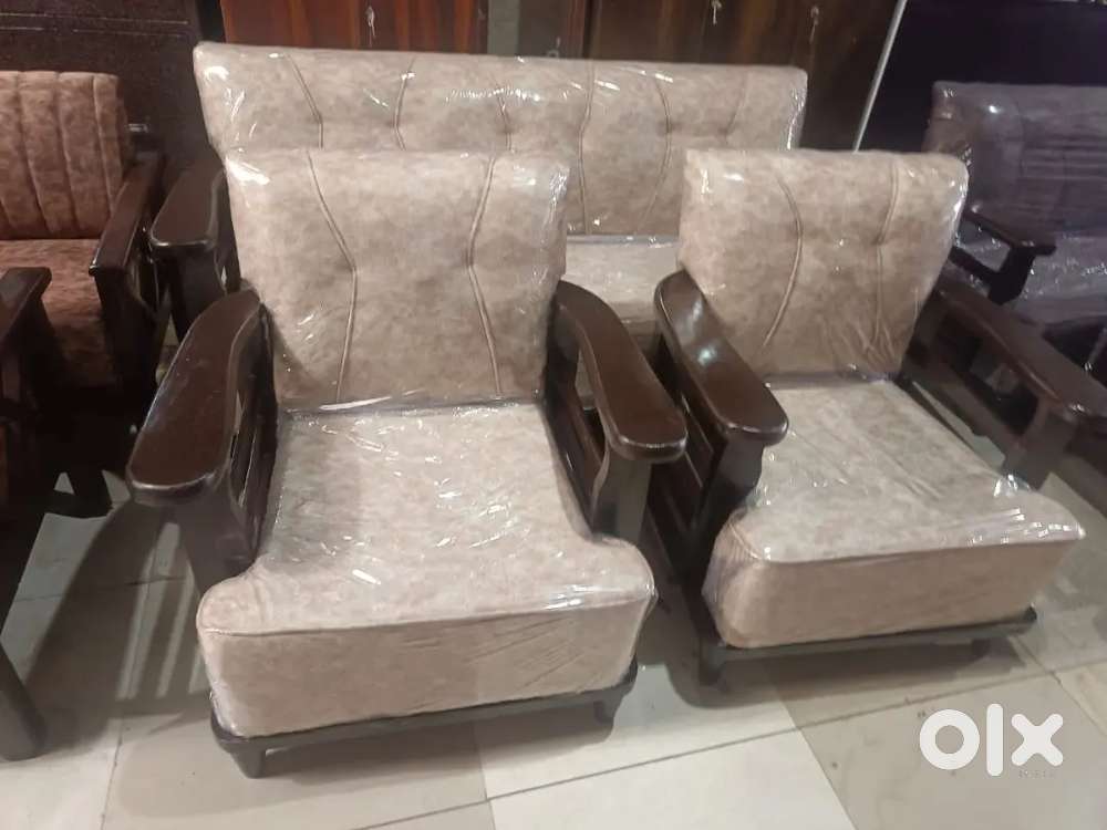 New Manufacturing - Wooden Sofa with Comfirtable Seats.