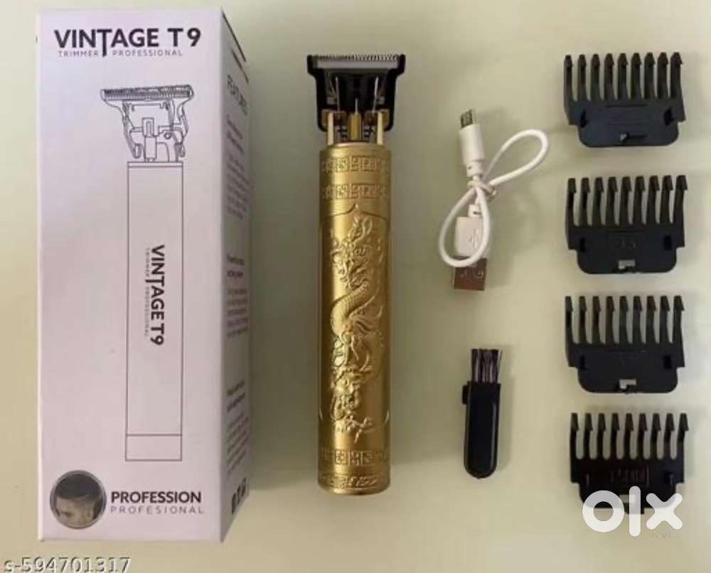 Vintage T9 professional Hair trimmer kidcordless Rechargeable dragon