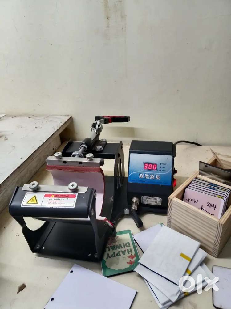 Temperature water bottle and coffee mug printer