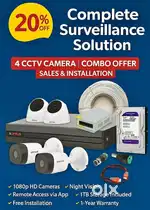 All Cctv camera new installation and services available