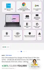 Acer Al Intel Core i3 13th Gen