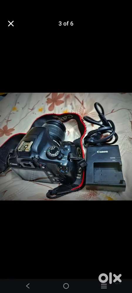 Canon 1200d is available in new condition with 18-55 mm