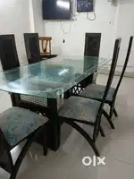 DINNING TABLE WITH 6 CHAIR