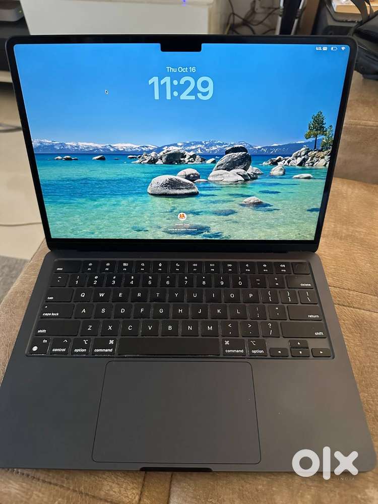 M2 macbook air 2023, 512gb ssd, 8gb ram, midnight blue