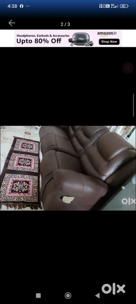 Recliner sofa 3 seater