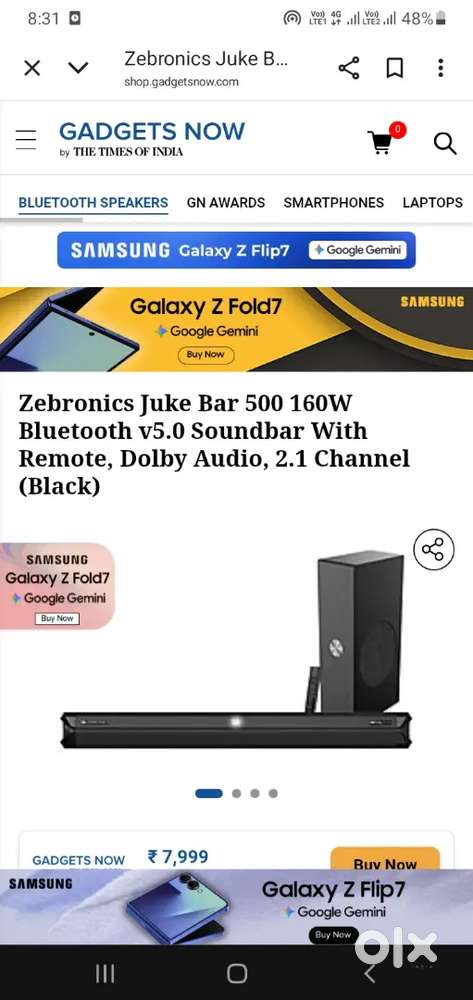 Zebronics juke bar 500