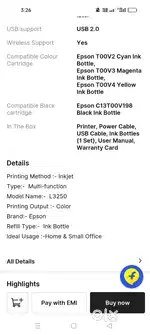 EPSON PRINTER NEW ONE