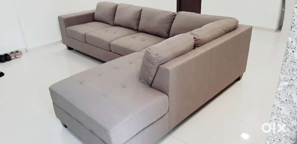 L shape Evok brand sofa