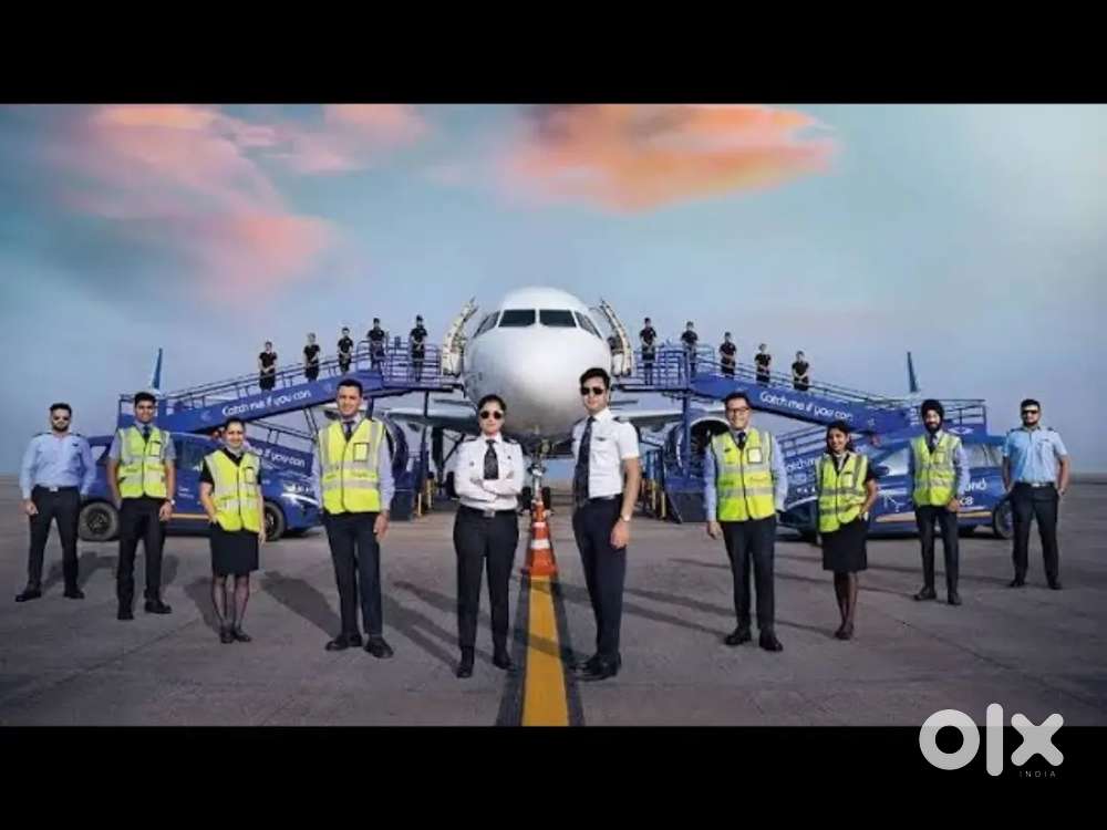 Dricet Hiring Airport Ground Staff/Cabin Crew Jobs In Indigo Airlines.