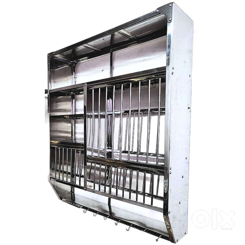 Stainless Kitchen Shelves Stand Wall Mounted Rack Mandani